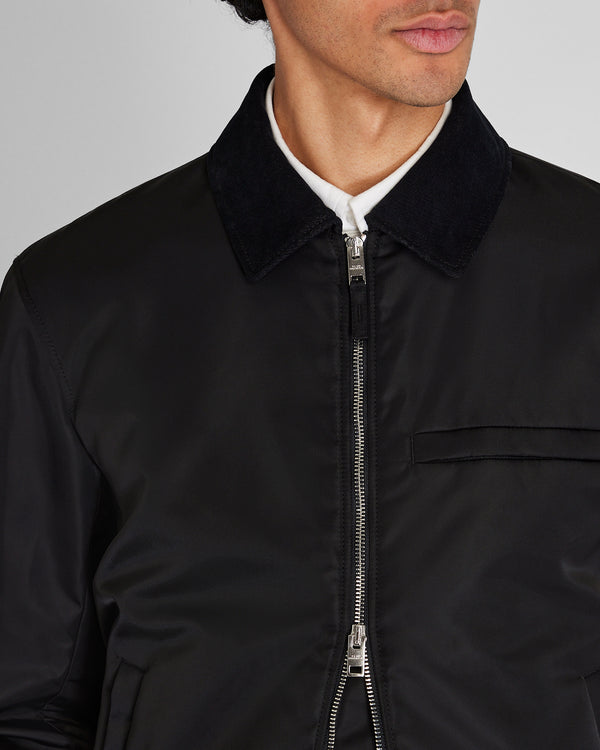 Club Monaco Nylon Twill Bomber Black