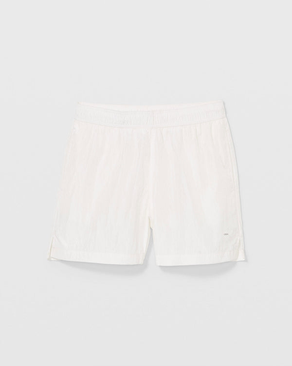 Club Monaco Onia Crinkle Swim Trunks White