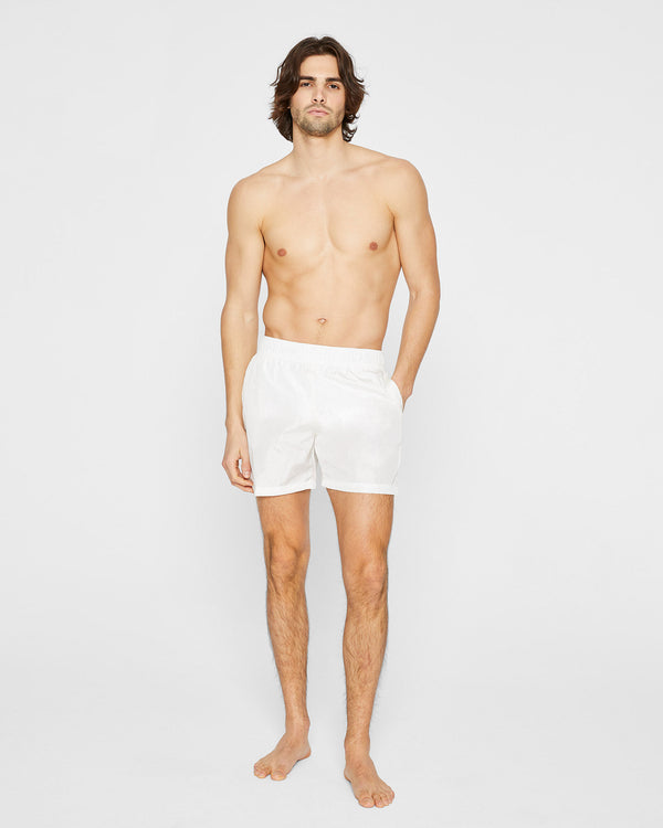 club monaco Onia Crinkle Swim Trunks White