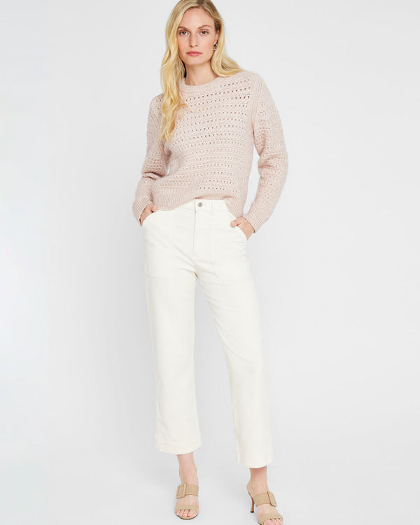 Club Monaco Patch Pocket Corduroy Pant Cream