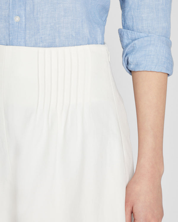 Club Monaco Pintuck Short Blanc De Blanc