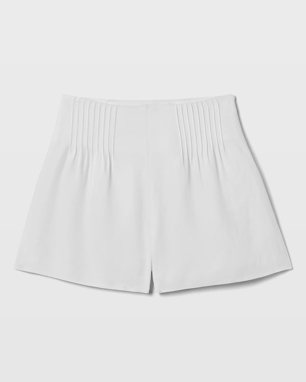 Club Monaco Pintuck Short Blanc De Blanc