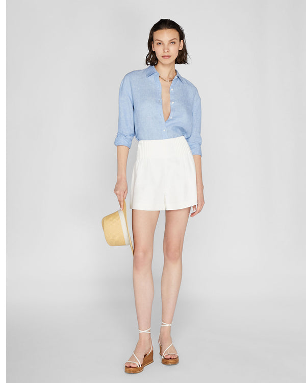 club monaco Pintuck Short Blanc De Blanc