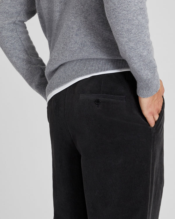Club Monaco Pleated Corduroy Pants Charcoal