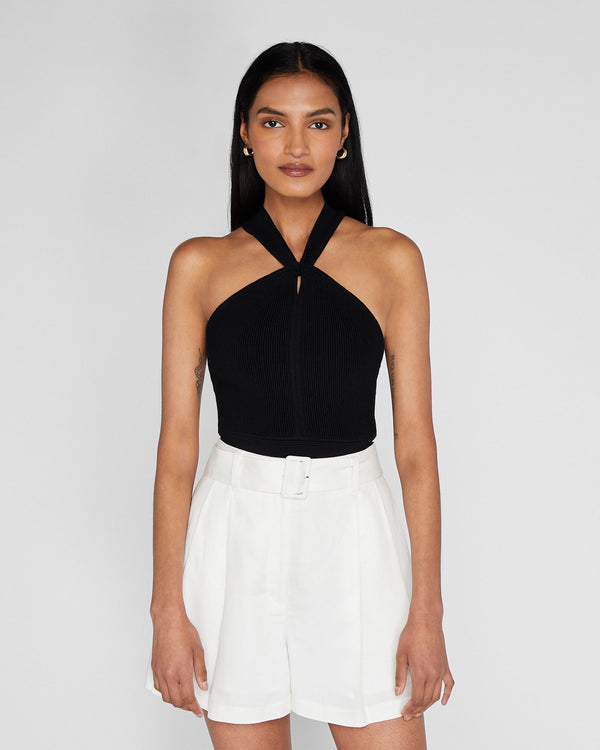 club monaco Raeni Knit Tank Black