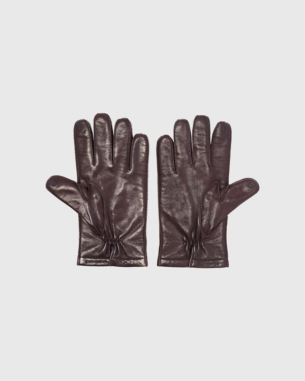 Club Monaco Refined Leather Glove Brown