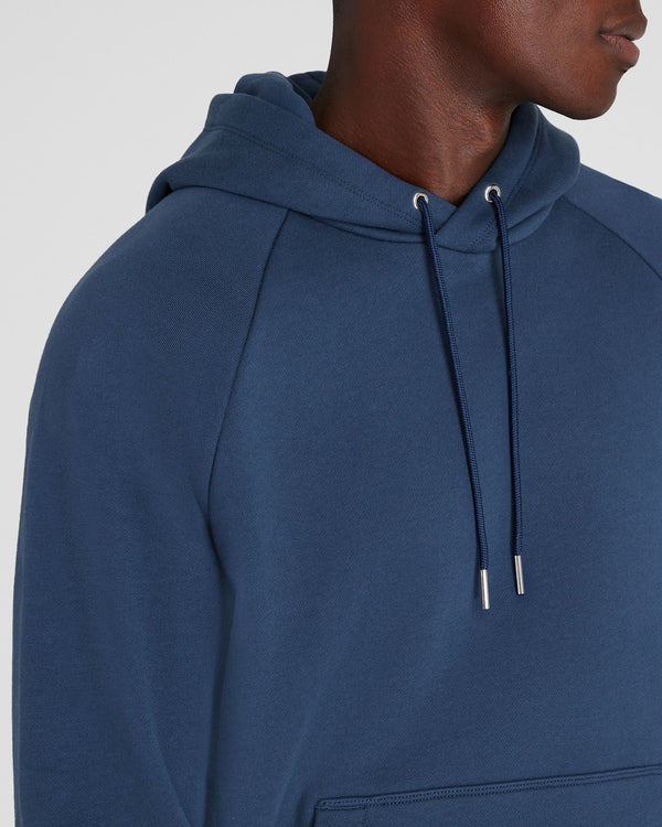 Club Monaco Relaxed Classic Terry Hoodie Denim