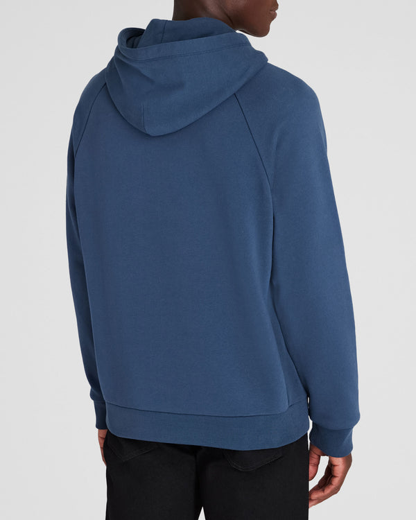 Club Monaco Relaxed Classic Terry Hoodie Denim
