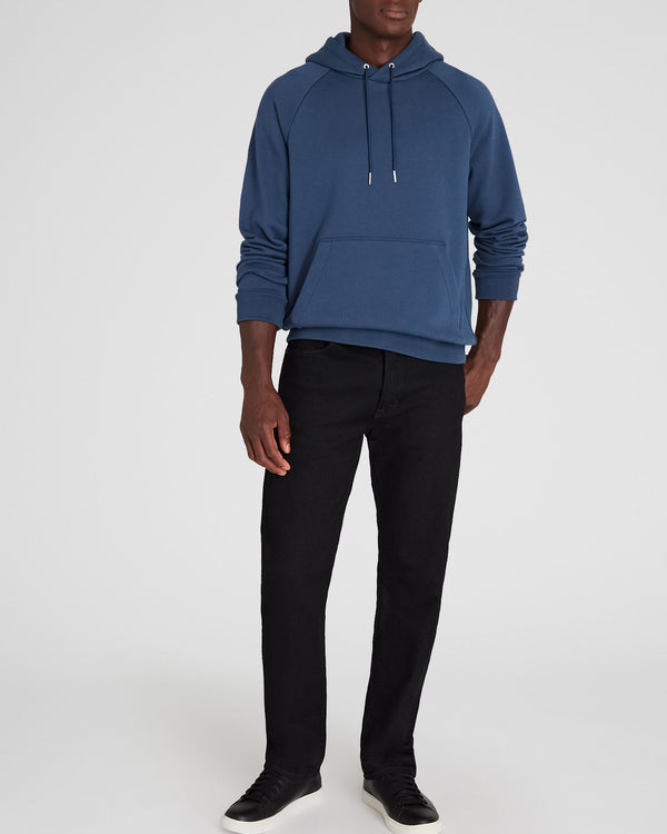 Club Monaco Relaxed Classic Terry Hoodie Denim
