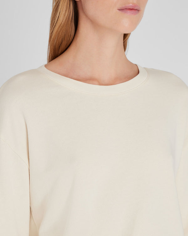 Club Monaco Relaxed Fit Crewneck Sweatshirt Sand