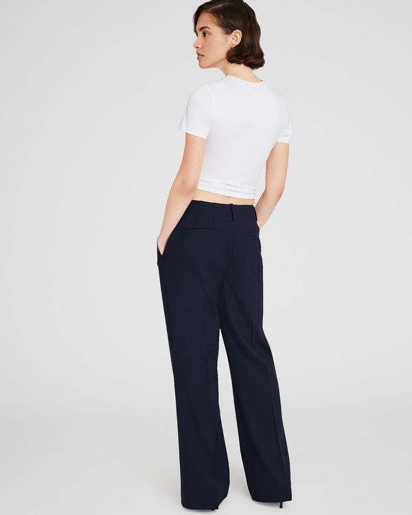 Club Monaco Relaxed Flare Borrem Pant Navy