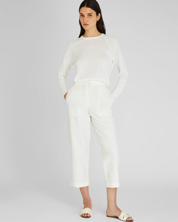 club monaco Relaxed Utility Pant Cream