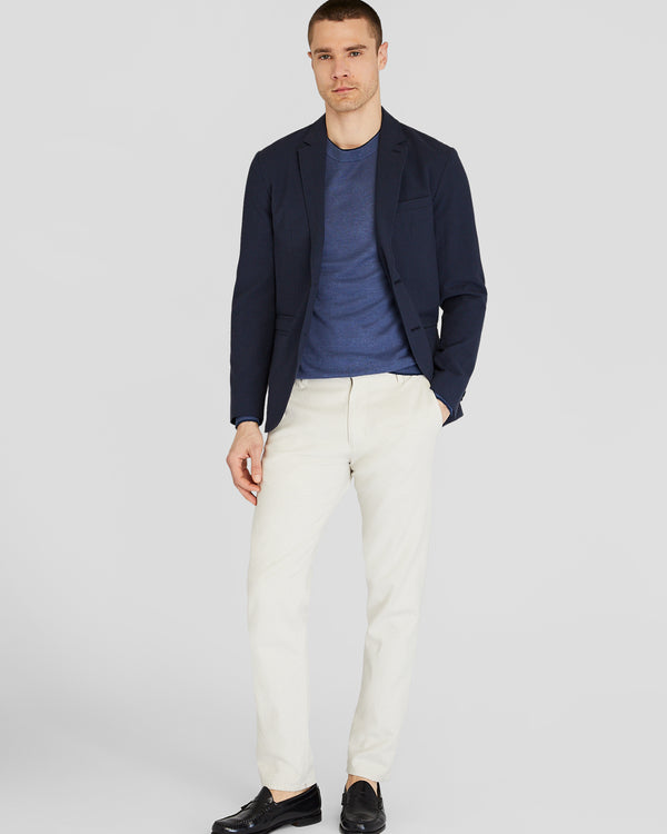 Club Monaco Resort Linen Sweater Blue Mix