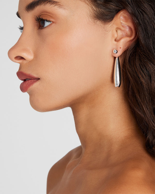 Club Monaco Reverse Dangling Earrings Silver
