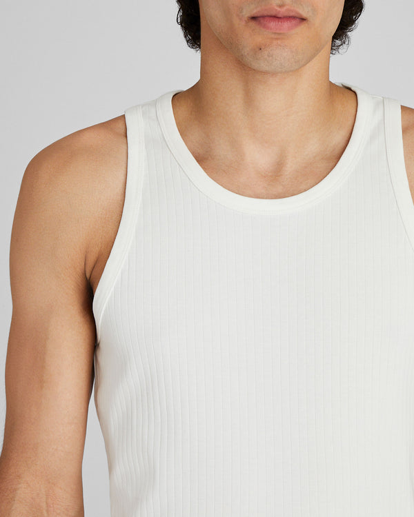 Club Monaco Ribbed Tank White