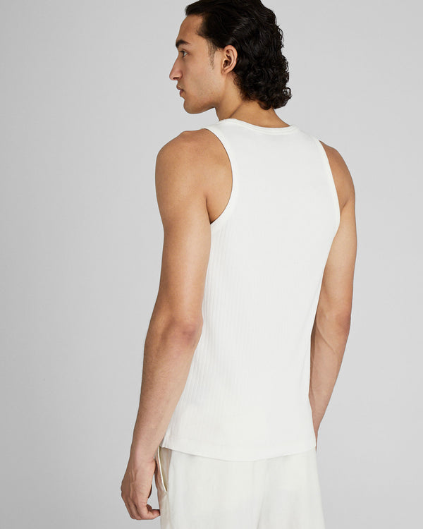 Club Monaco Ribbed Tank White