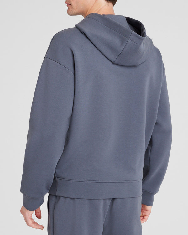 Club Monaco Scuba Hoodie Slate Blue
