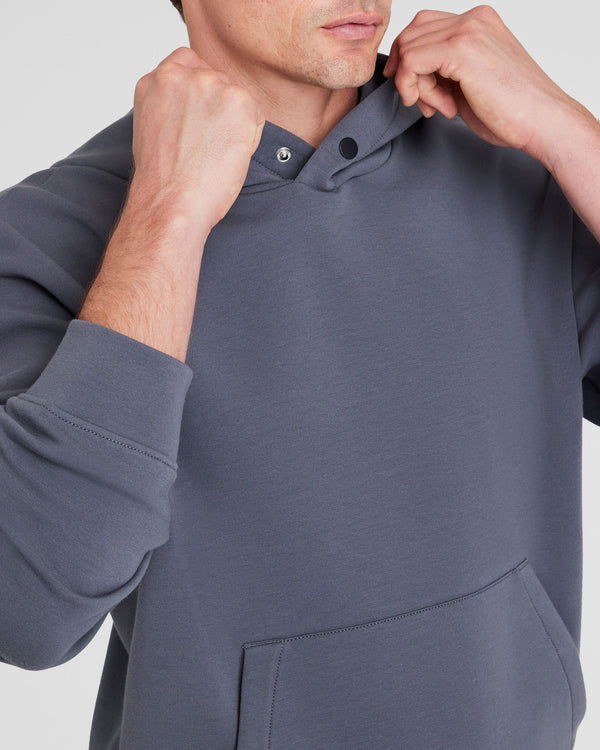 Club Monaco Scuba Hoodie Slate Blue