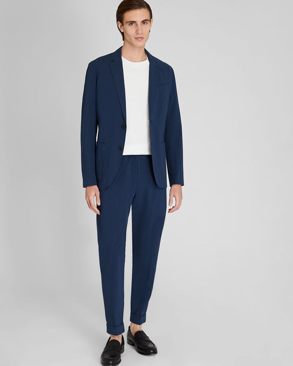 Club Monaco Seersucker Blazer Navy Mix