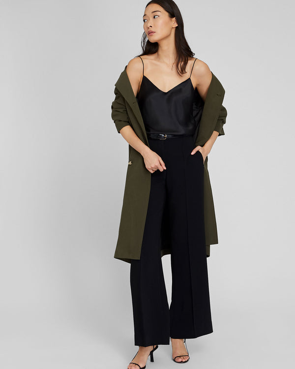 Club Monaco Silk Charmeuse Cami Black