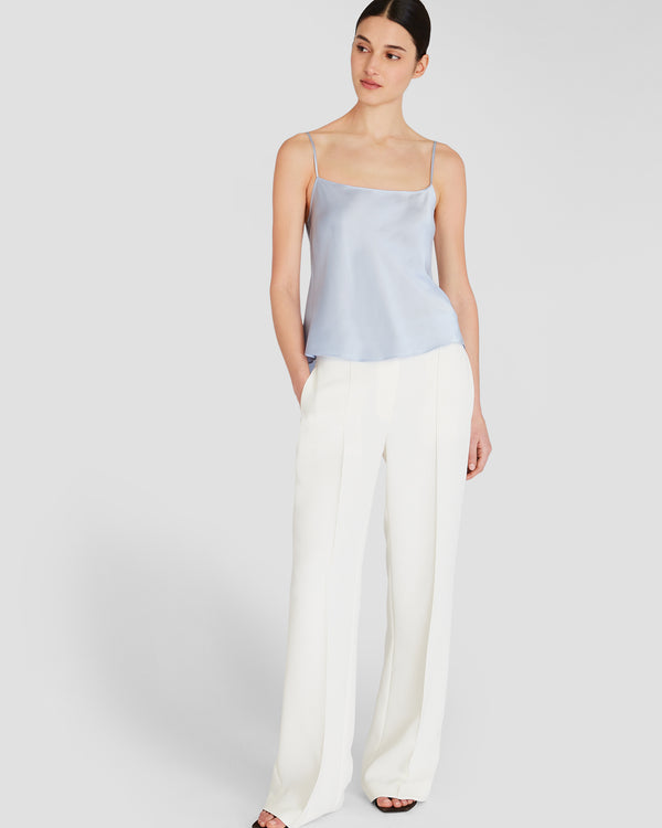 Club Monaco Silk Charmeuse Cami Port Blue