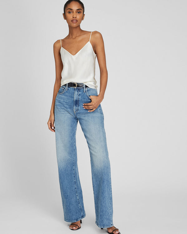 Club Monaco Silk Charmeuse Cami White