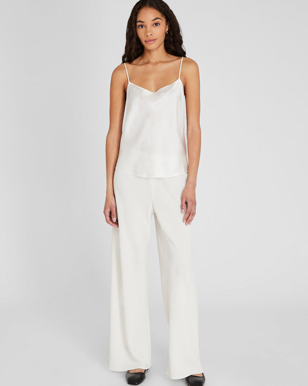 Club Monaco Silk Charmeuse Cami White