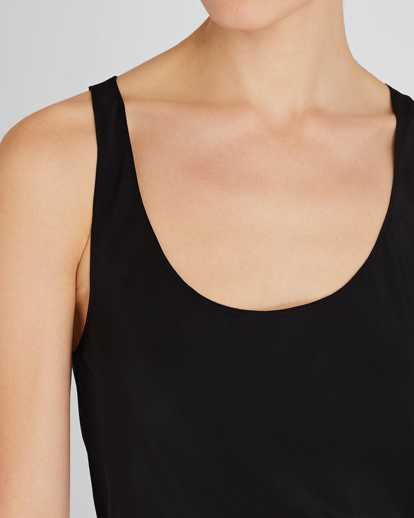 Club Monaco Silk Racerback Cami Black