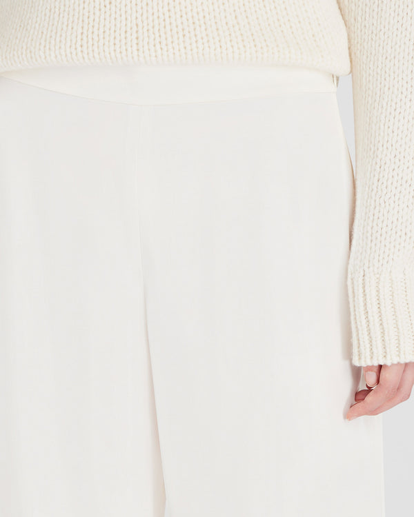 Club Monaco Silk-Wool Pant Off White