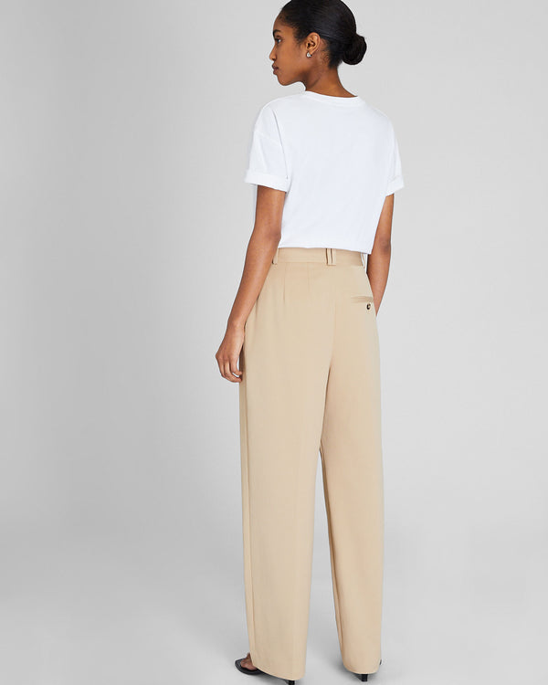 Club Monaco Single Pleat Trouser Khaki
