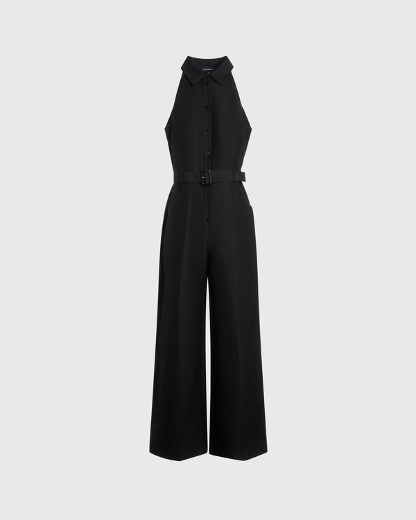 Club Monaco Sleeveless Jumpsuit Black