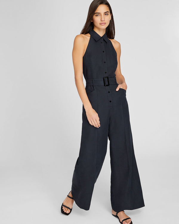 Club Monaco Sleeveless Jumpsuit Black