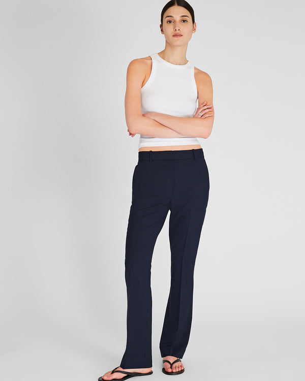 Club Monaco Slim Bootcut Borrem Pant Navy
