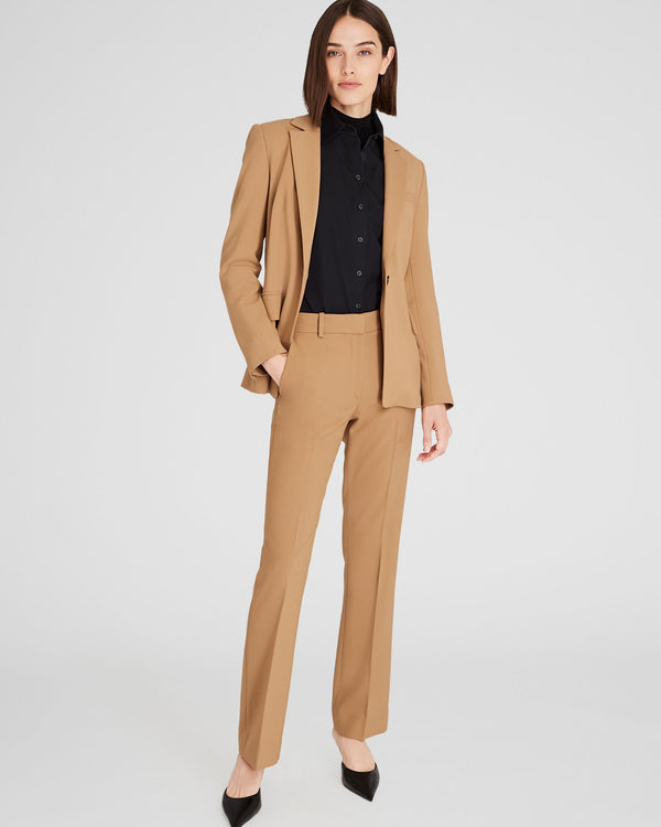 club monaco Slim Bootcut Borrem Trouser Warm Camel
