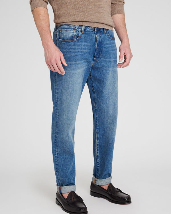 Club Monaco Slim Straight Jeans Medium Blue