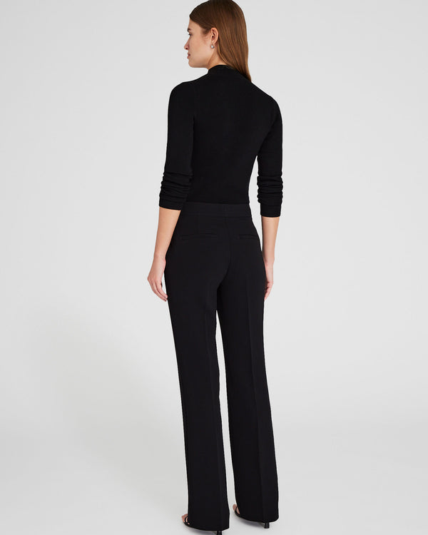 Club Monaco Slim Stretch-Crepe Trouser Black