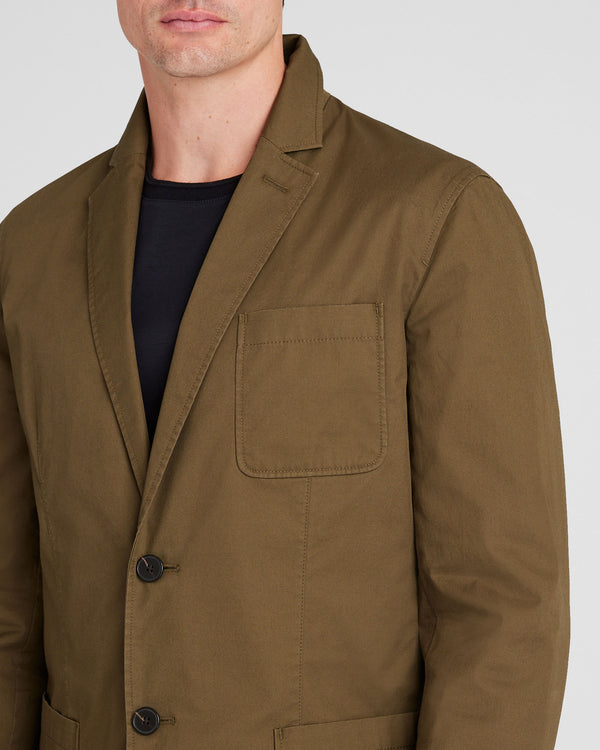 Club Monaco Soft Twill Blazer Olive Drab