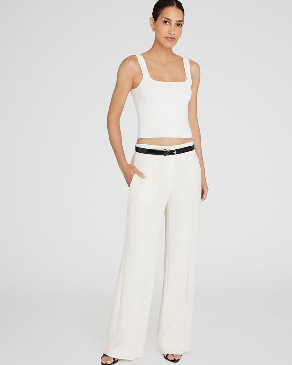 Club Monaco Square Neck Tank Ivory