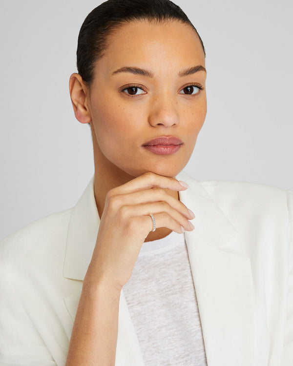 Club Monaco Stacking Ring Set Silver