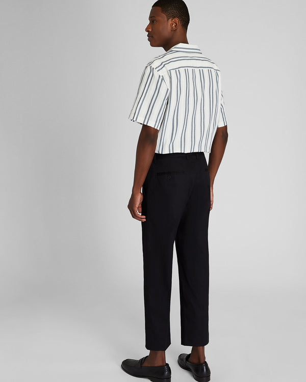 Club Monaco Straight Cropped Fit Pant Black