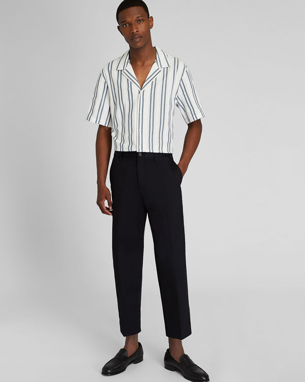 Club Monaco Straight Cropped Fit Pant Black