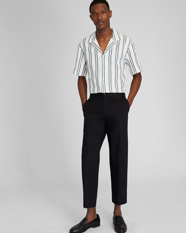 club monaco Straight Cropped Fit Pant Black