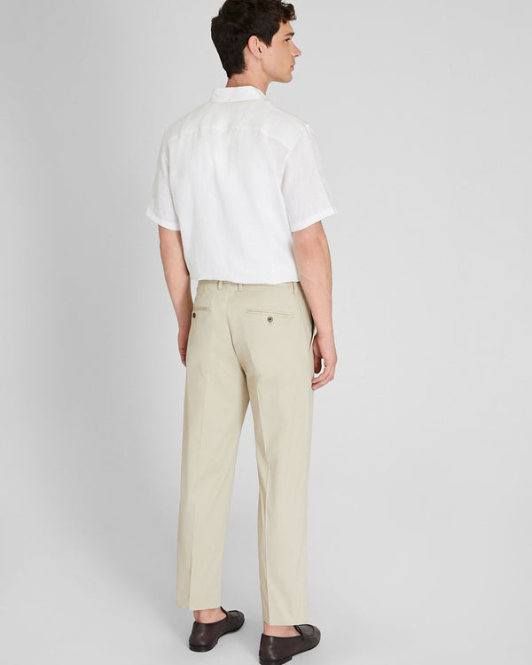 Club Monaco Straight Cropped Fit Pant Khaki