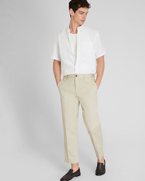 club monaco Straight Cropped Fit Pant Khaki