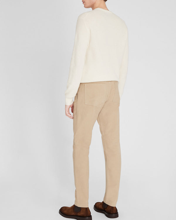 Club Monaco Straight Fit Moleskin Pant Beige