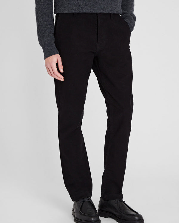 Club Monaco Straight Fit Moleskin Pant Black
