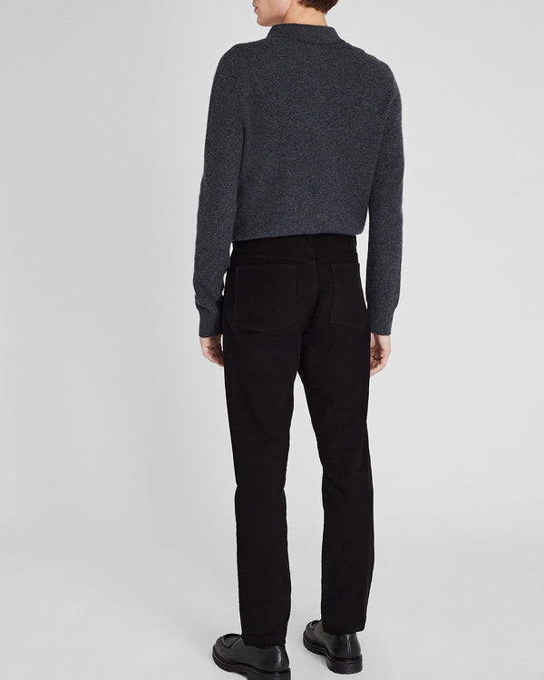 Club Monaco Straight Fit Moleskin Pant Black