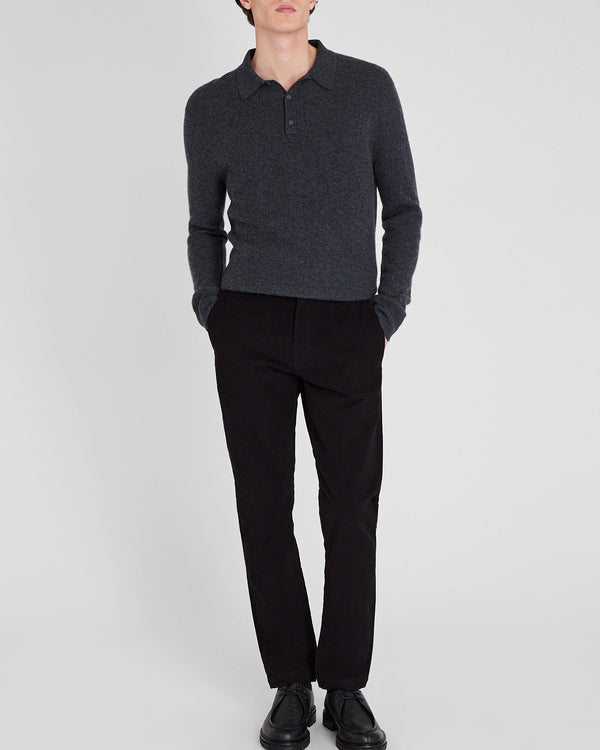 club monaco Straight Fit Moleskin Pant Black