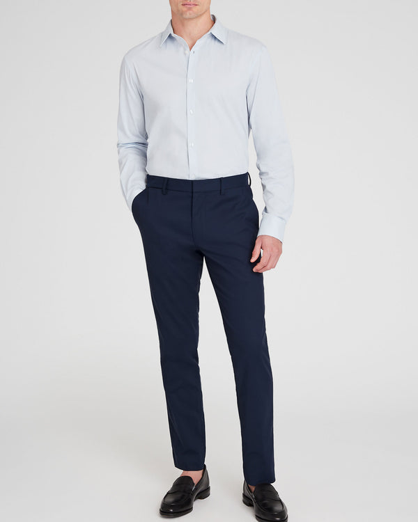 Club Monaco Stretch Poplin Dress Shirt Blue