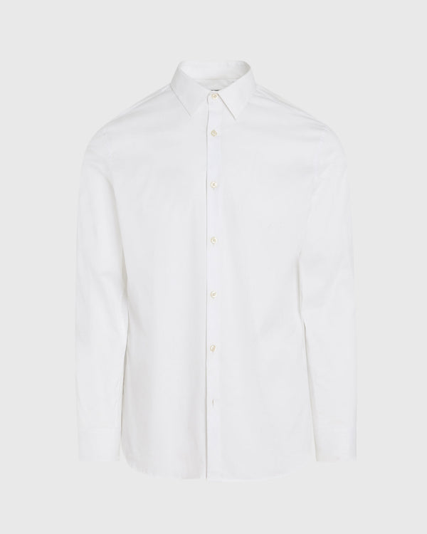 Club Monaco Stretch Poplin Dress Shirt White
